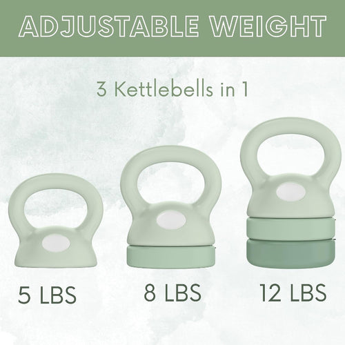3‑in‑1 Adjustable Kettlebell Set