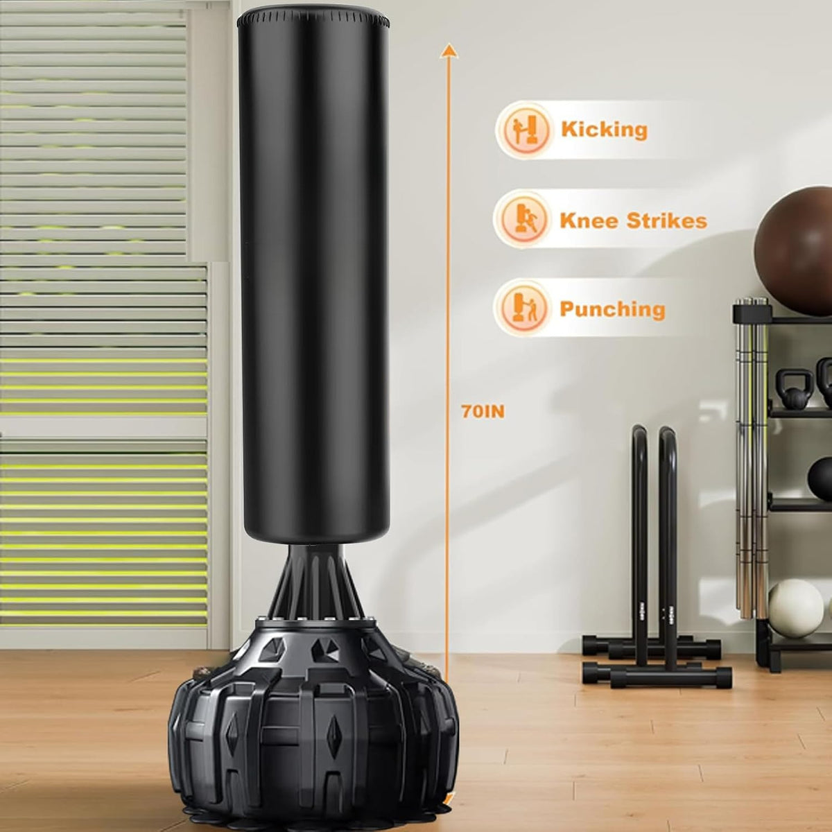 Freestanding Punching Bag with Stand Set