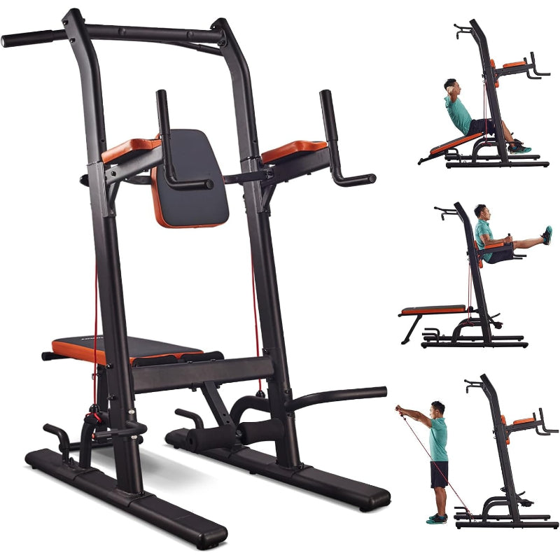 Multifunction Power Tower with Bench
