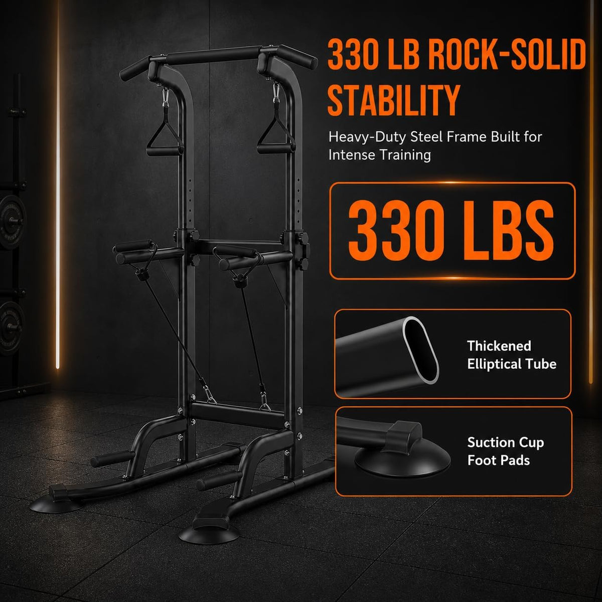 Adjustable Multi‑Function Power Tower