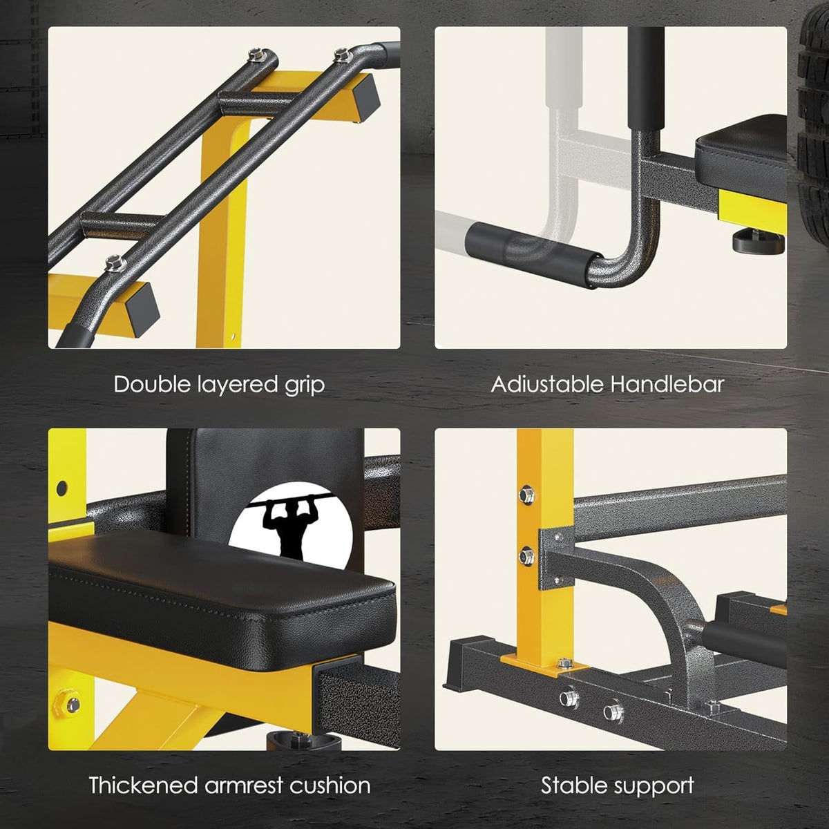 Adjustable Freestanding Multi‑Function Power Tower