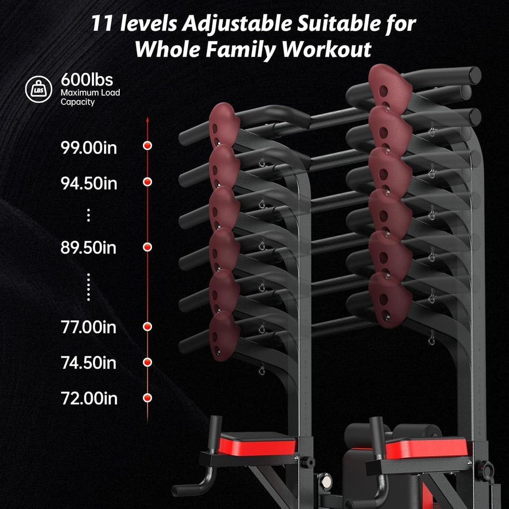 Adjustable Home Gym Power Tower