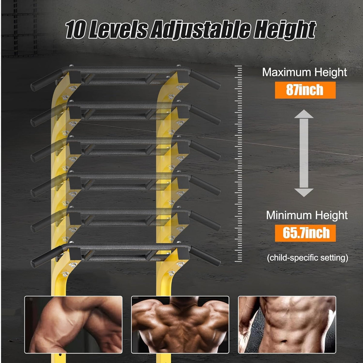 Adjustable Freestanding Multi‑Function Power Tower