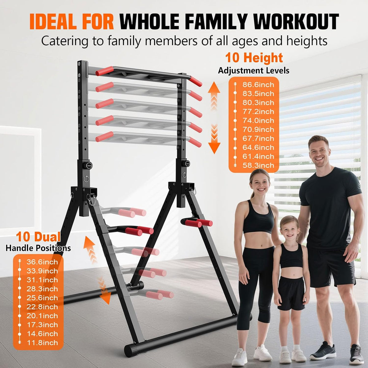 Foldable Multi‑Function Power Tower