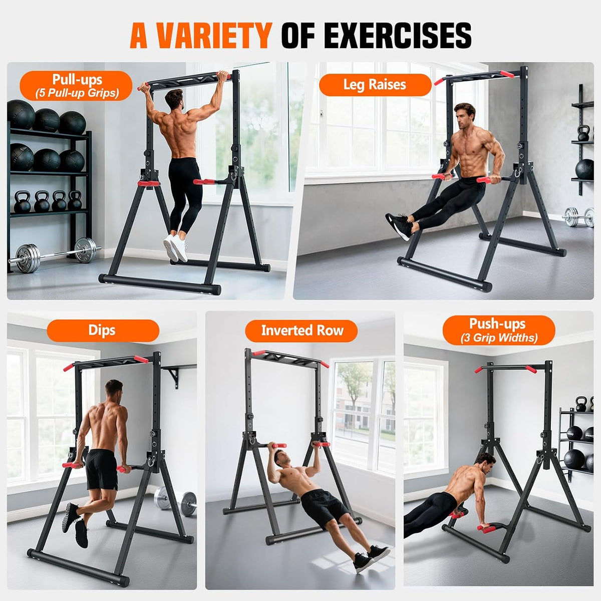 Foldable Multi‑Function Power Tower