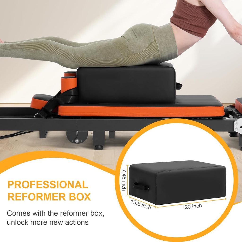 Foldable Pilates Reformer Machine Kit