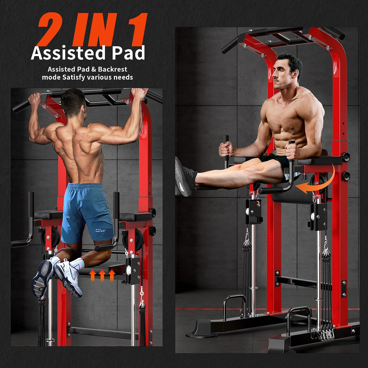 Adjustable Freestanding Power Tower Rack