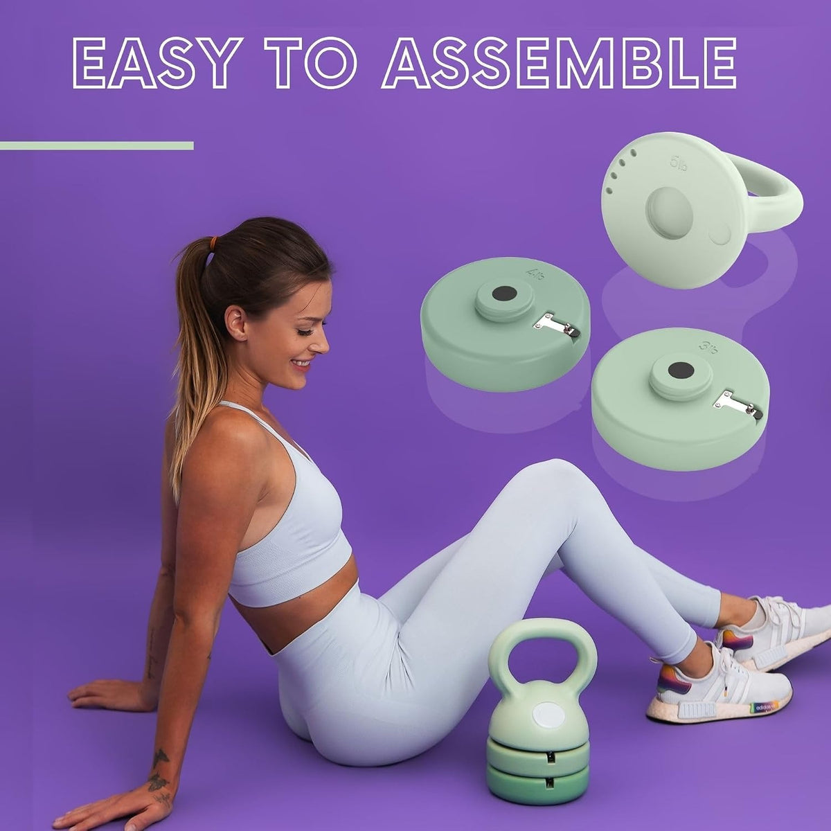 3‑in‑1 Adjustable Kettlebell Set
