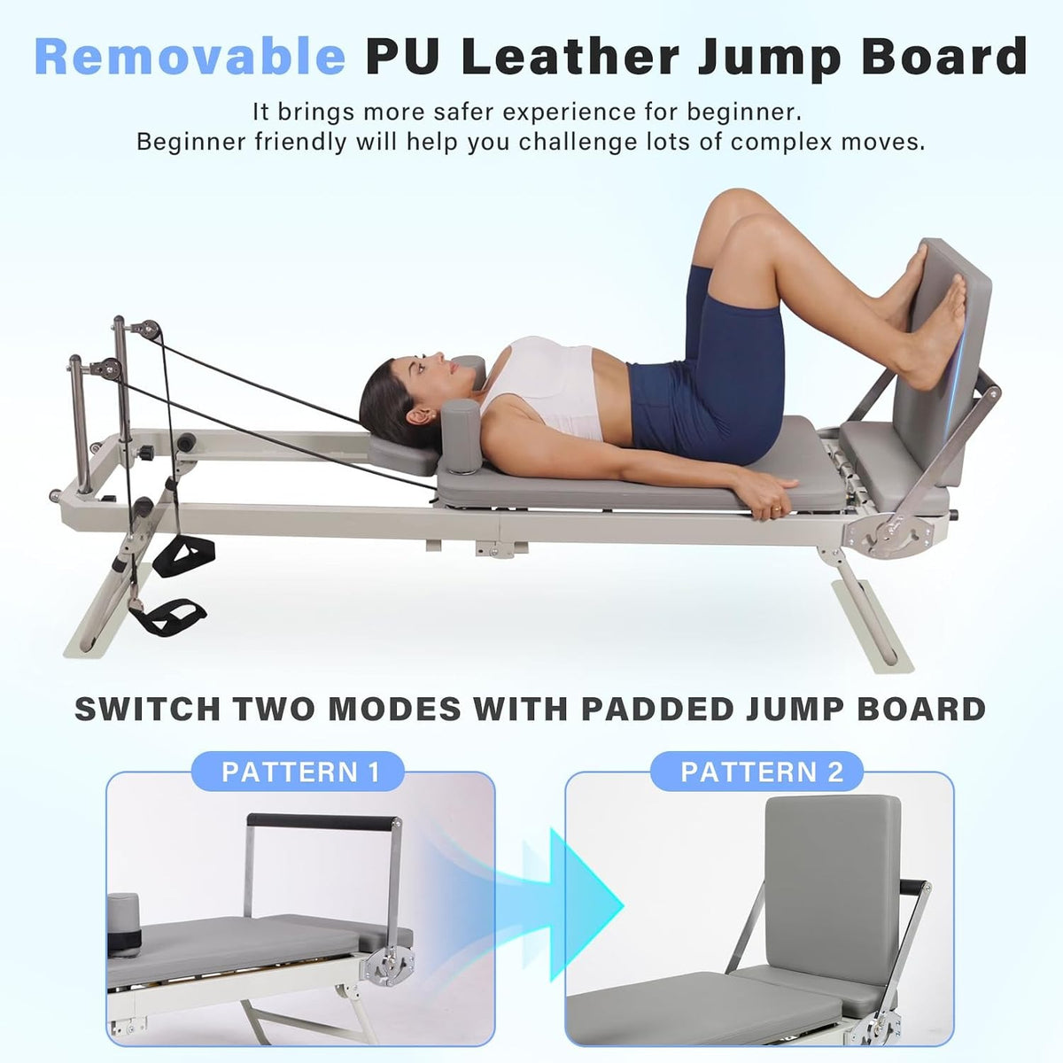 Foldable Home Pilates Reformer Machine