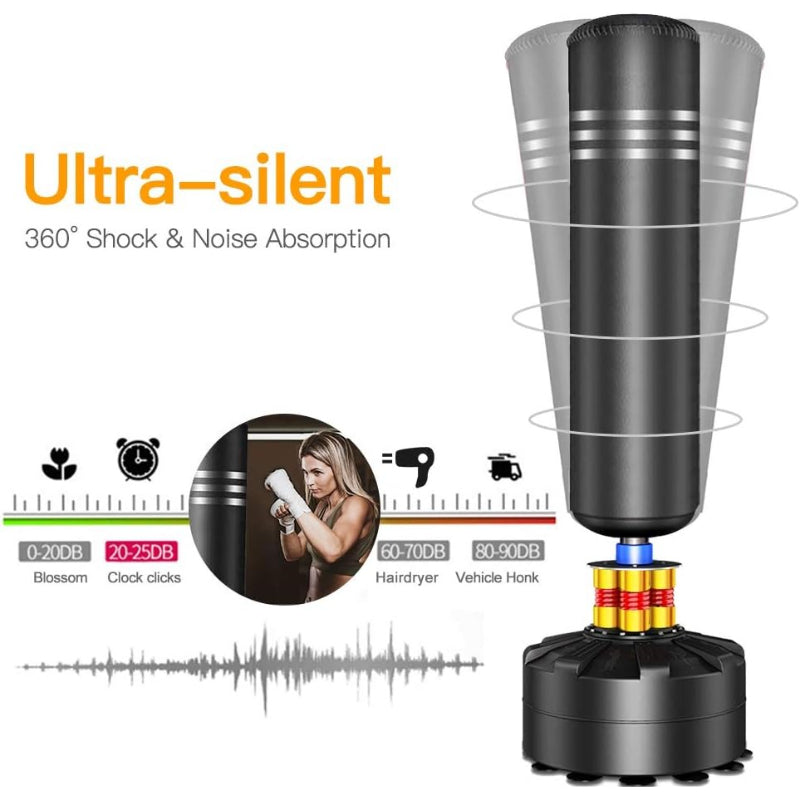 Suction‑Base Freestanding Punching Bag