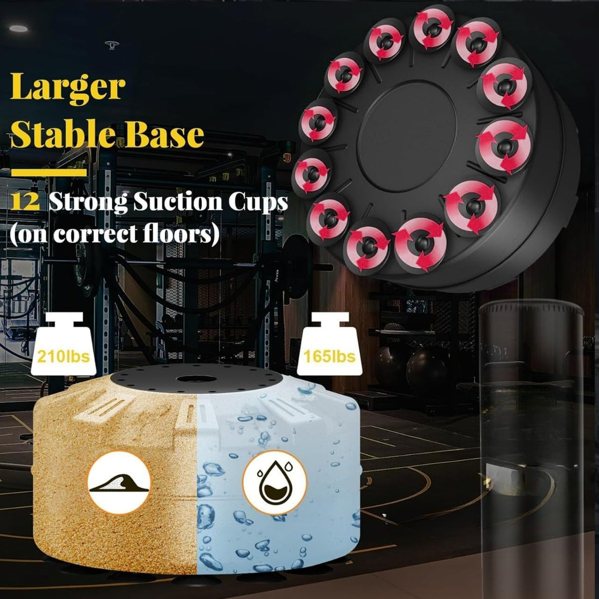 Freestanding Punching Bag with Stand Set