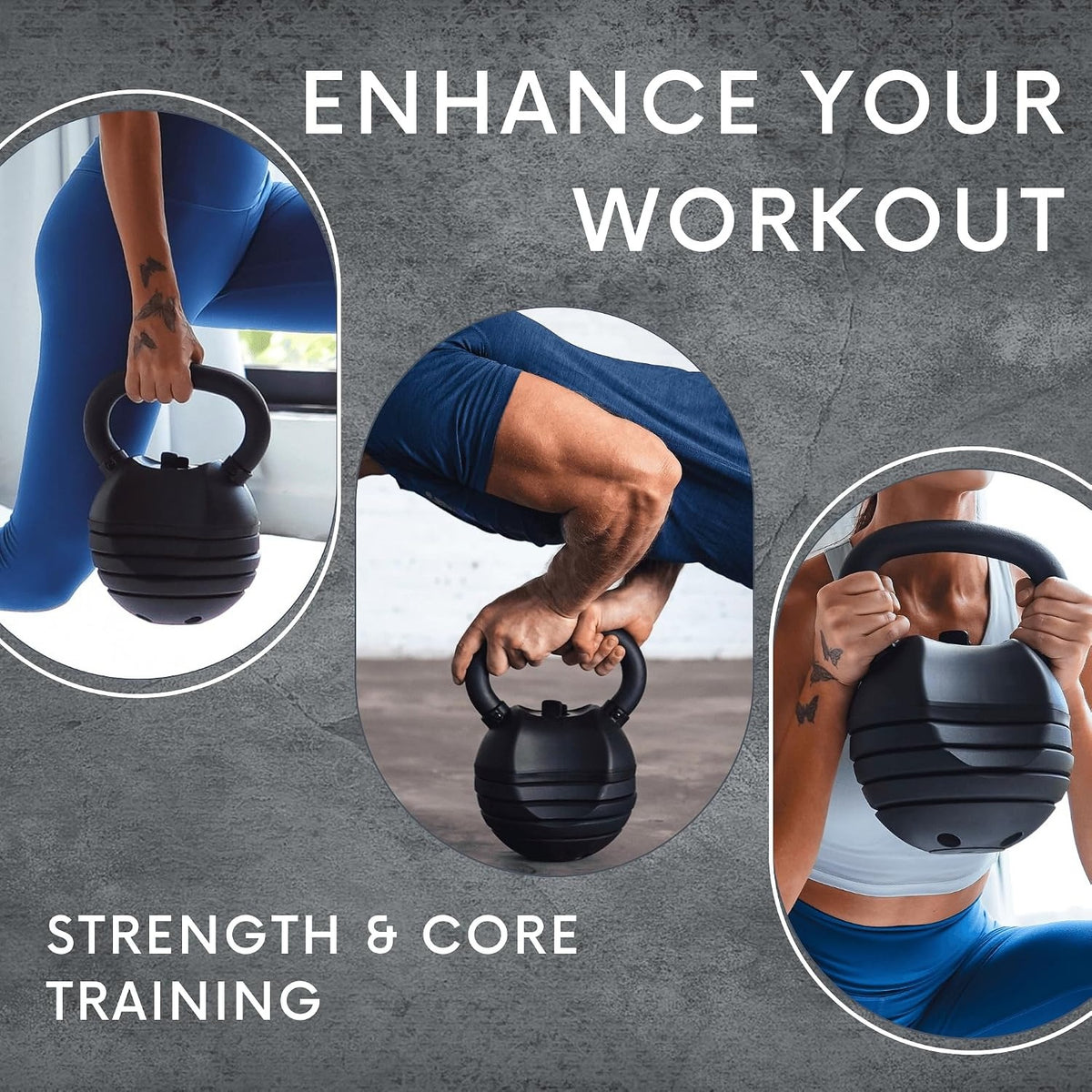 5‑in‑1 Adjustable Kettlebell Set
